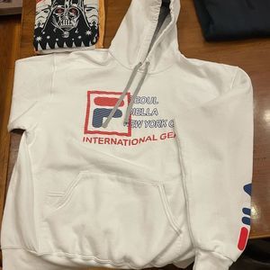 Fila hoody soft white